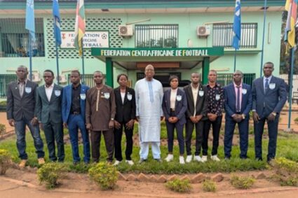 Football: dix arbitres centrafricains élevés au rang international